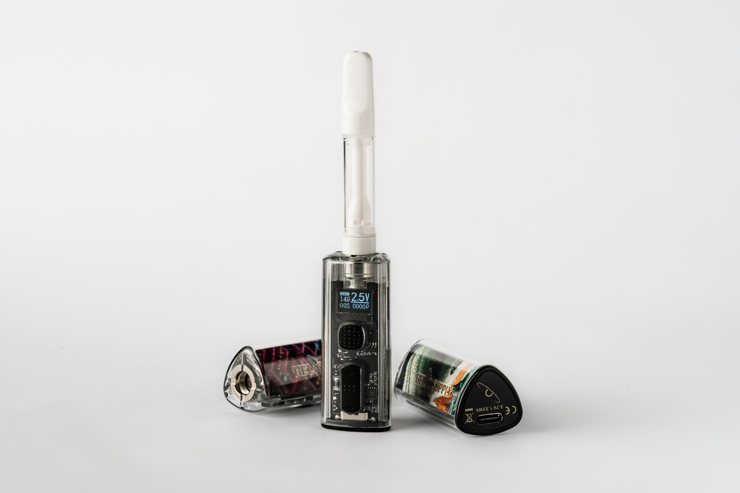 1ml Quartz Core Ceramic Slim Cartridge (Pack of 3)