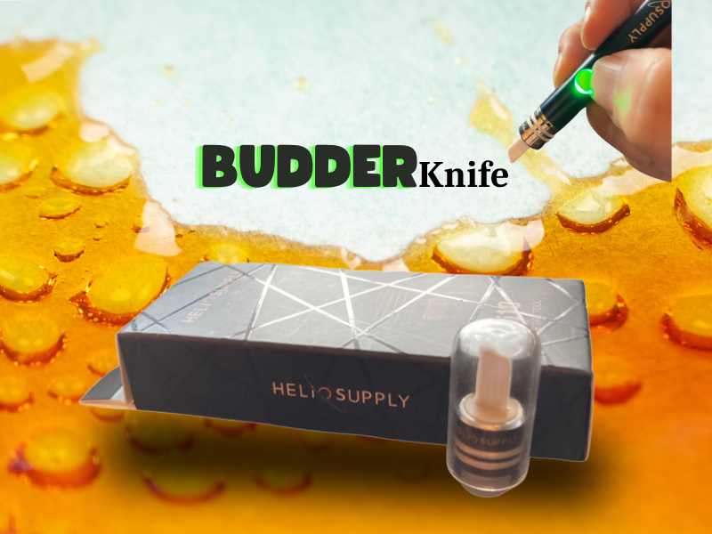 Budder Knife. Ceramic electric dab tool, ceramic e-dab tool.