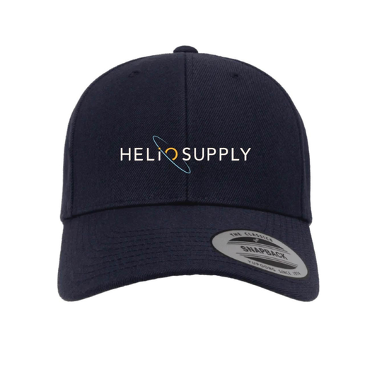 Official Helio Supply Navy Blue Snapback Hat